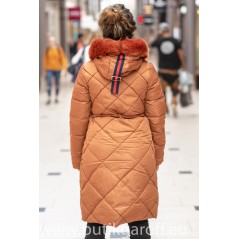 QUILTED WINTER JACKET - apelsin