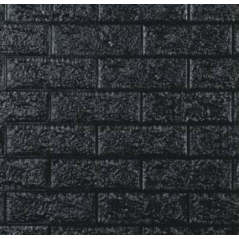 3D Wallpaper - black brick 77cm/70cm BP-12