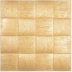 3D Wallpaper - GOLD 70cm*70cm*7,5mm UV010-2