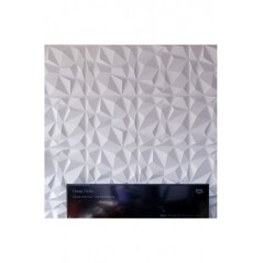 3D Wall and ceiling panel Diamond white