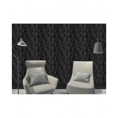 3D Wall and ceiling panel Diamond black