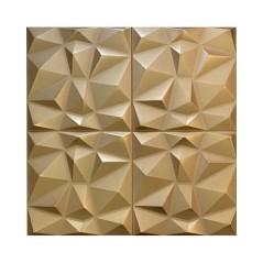 3D Wall and ceiling panel Diamond Gold