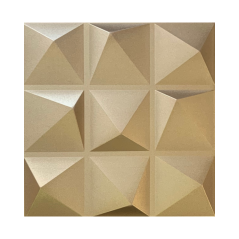3D Wall and ceiling panel gold pyramid