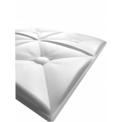 3D Wall and ceiling panel Headrest white