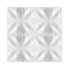 3D Wall and ceiling panel STAR white