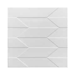3D Wall and ceiling panel 0849 white