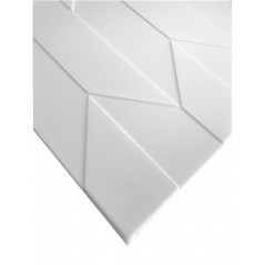 3D Wall and ceiling panel 0849 white