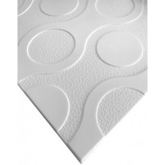 3D Wall and ceiling panel 0898 white