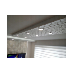 3D Wall and ceiling panel 0816 white