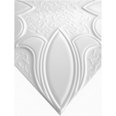 3D Wall and ceiling panel 0857 white