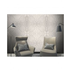 3D Wall and ceiling panel 0857 white