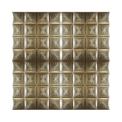 3D Wall and ceiling panel RETRO 81 Black - gold