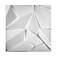 3D Wall and ceiling panel MERCURY White