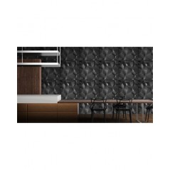 3D Wall and ceiling panel Mars black