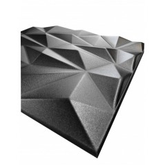 3D Wall and ceiling panel CYRKON black