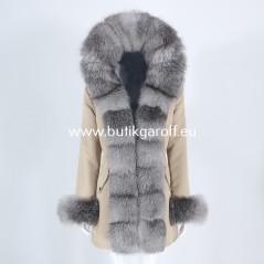 Winter  Parka with real fox fur - Model nr 98