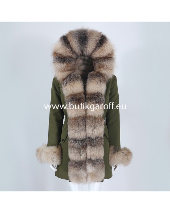Winter  Parka with real fox fur - Model nr 103