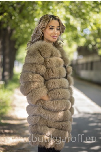 Real Fur Jacket 4 in 1 - CHAMPAIGNE