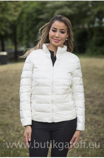 REAL DOWN JACKET- WHITE 100%