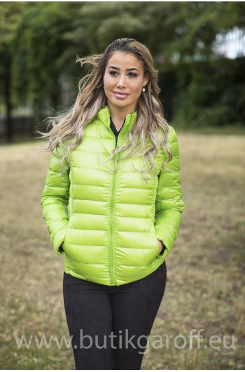 REAL DOWN JACKET- LIGHT GREEN 100%