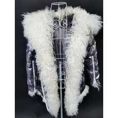 copy of Down jacket with racoon collar - short model