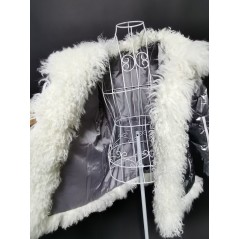 copy of Down jacket with racoon collar - short model