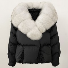 copy of Down jacket with racoon collar - short model