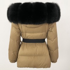 copy of Down jacket with racoon collar - short model