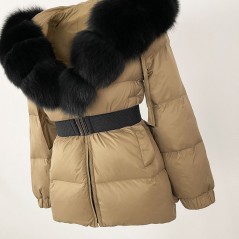 copy of Down jacket with racoon collar - short model