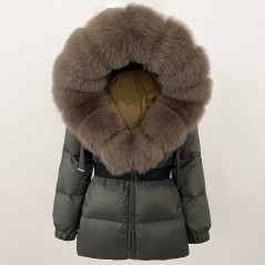 copy of Down jacket with racoon collar - short model