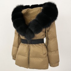 copy of Down jacket with racoon collar - short model