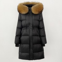 copy of Down jacket with racoon collar - short model