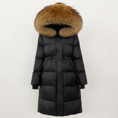 copy of Down jacket with racoon collar - short model