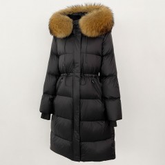 copy of Down jacket with racoon collar - short model