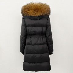 copy of Down jacket with racoon collar - short model