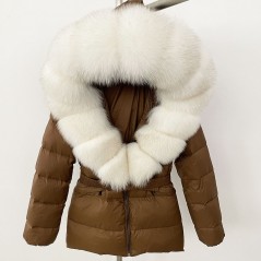 copy of Down jacket with racoon collar - short model