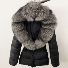 copy of Down jacket with racoon collar - short model