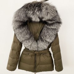 copy of Down jacket with racoon collar - short model