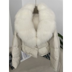 copy of Down jacket with racoon collar - short model