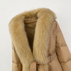 copy of Down jacket with racoon collar - short model