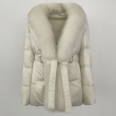 copy of Down jacket with racoon collar - short model